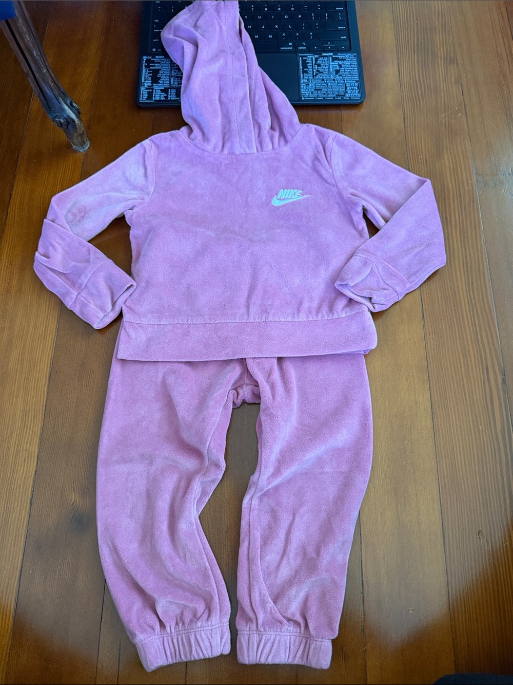 Nike Lavender Plush Hoodie and Joggers Set